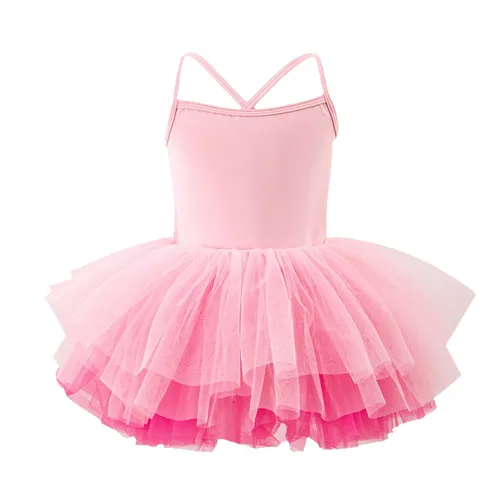 Vestido de Ballet para niñas, Vestidos con tutú puesta en escena, Ropa de baile para niños, trajes de Ballet de verano, Vestidos de práctica, Leotardos