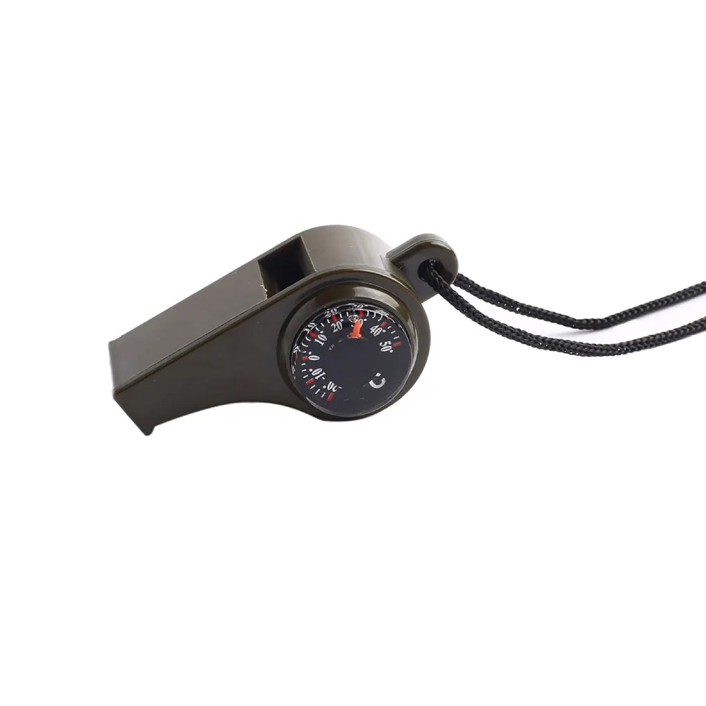 Compact Camping Whistle Compass – Navigate With Confidence Essential For Emergency Situations