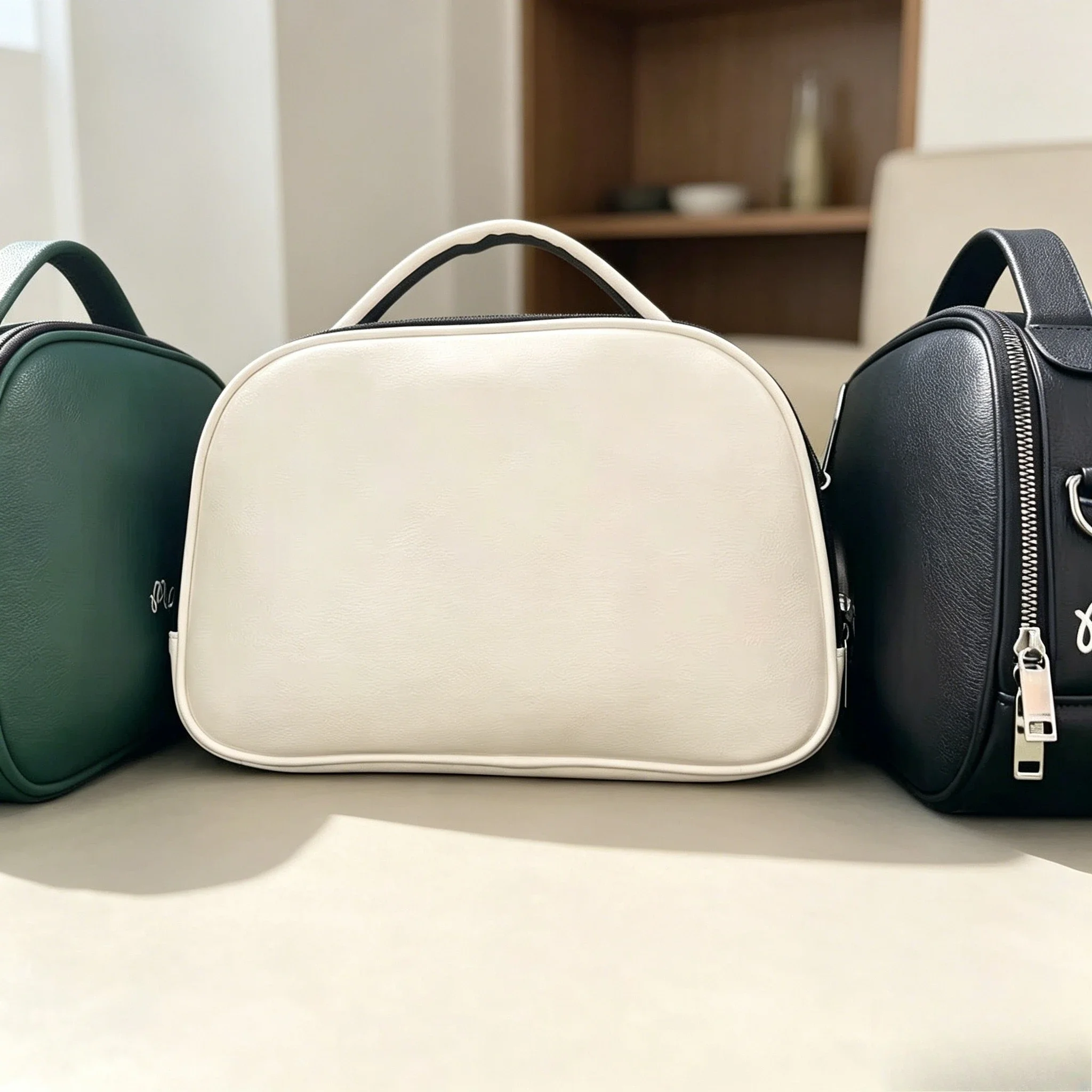 Korean Fashion Golf Bag Waterproof Dual Layer Crossbody Shoulder Handbag Sports Storage Carry Pouch view 2