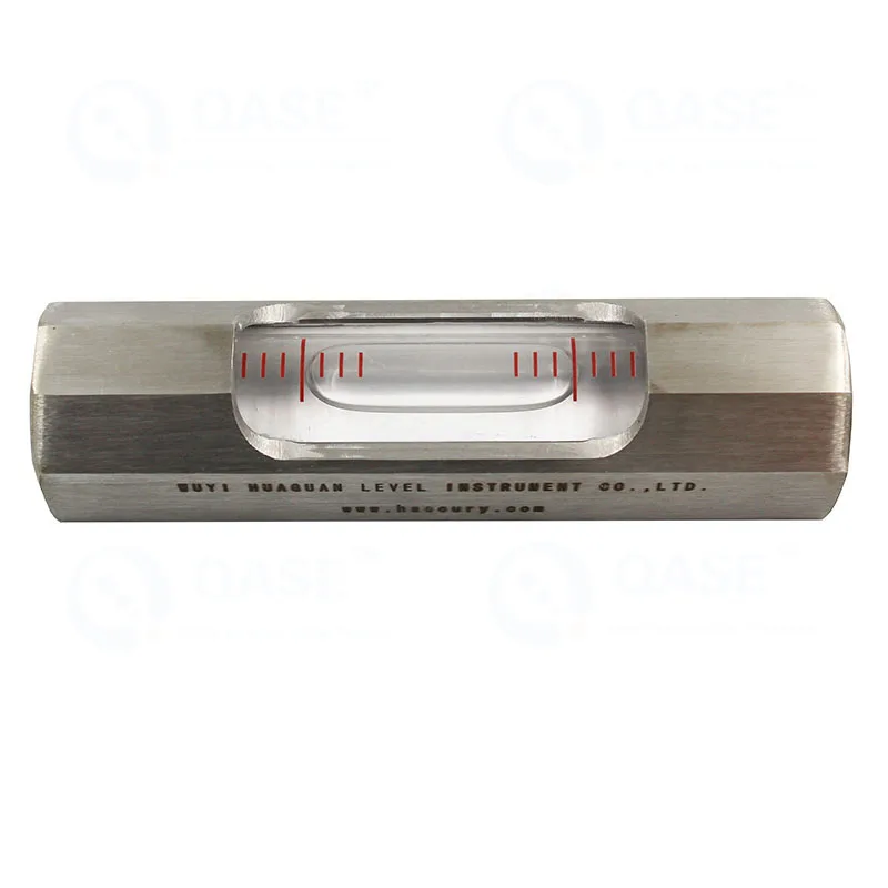 QASE High Precision Small Strip Spirit Level Bubble Measuring Instrument Mechanical Leveler Ruler 84MM Accuracy 0.1 To 1.5mm