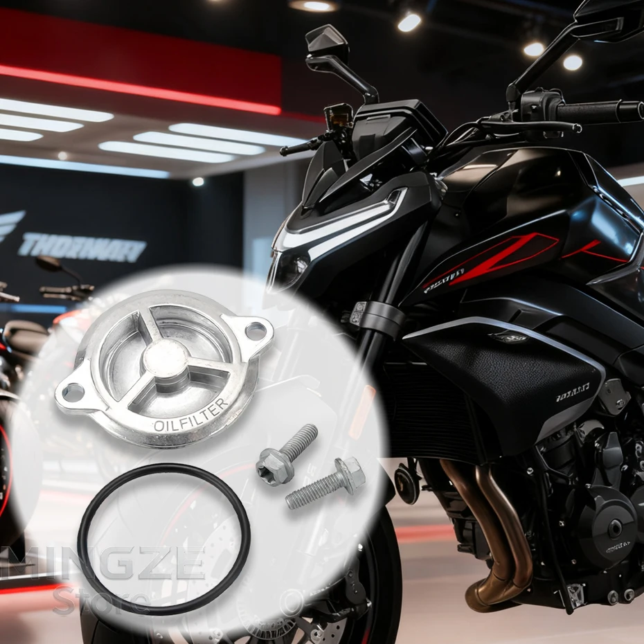 

Oil Filter Cover / Seal Ring / Screws For CFMOTO 800MT NK CF800-5-7