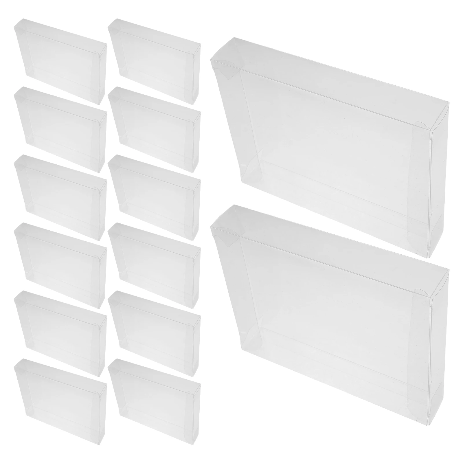 

40Pcs Clear Present Boxes Transparent Storage Organizer for Candy Chocolate 15x11.5x2.5cm Wedding Party Favor Clear Display Box