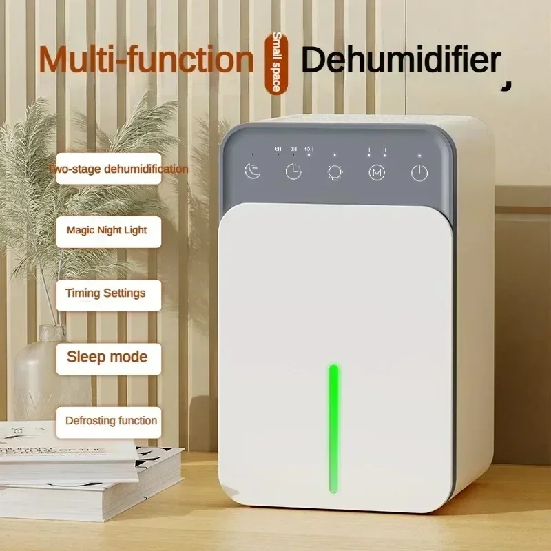 Intelligent Air Dehumidifier Household Mute Dehumidifier Deodorizing Dehumidifier Dryer Portable Kitchen Bedroom Dehumidifier