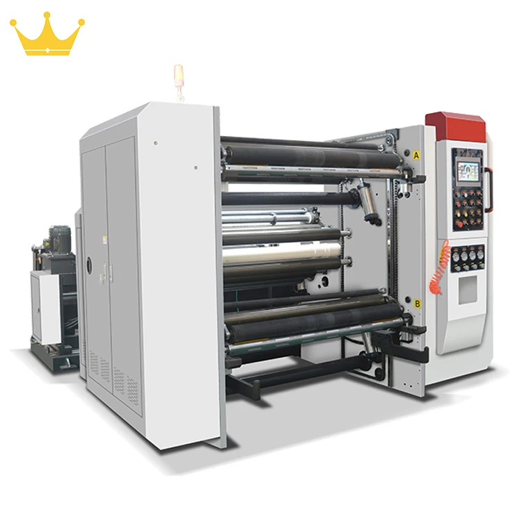 500M BOPP Gum Tape Automatic Slitter Rewinder BOPP Tape Slitting Machine