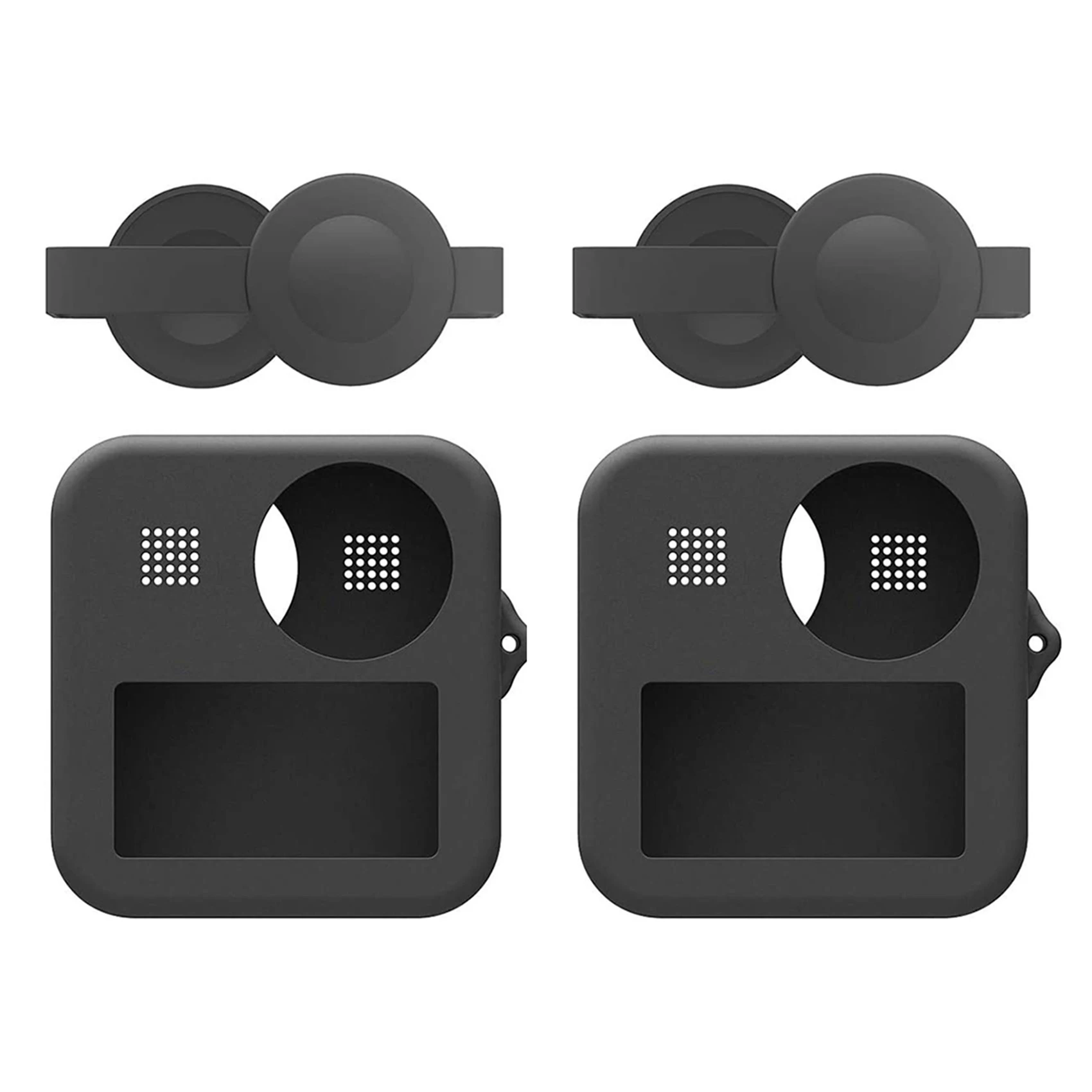 Superior-2X Silicone Case For Gopro MAX Dual Lens Caps Case Cover Protective Case For Gopro MAX Action Camera Accessories