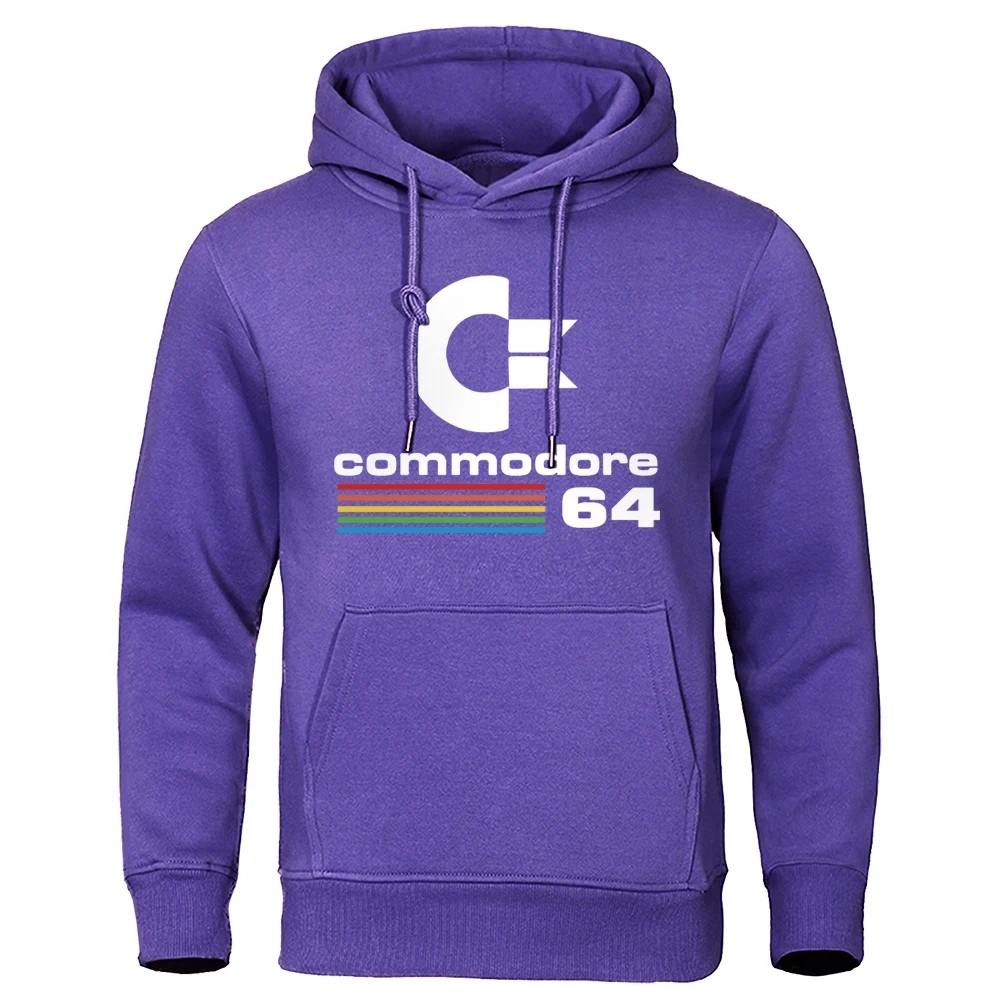 Comfortable Men Tracksuit Autumn Winter Male Hoodie Sweatshirts Commodore 64 Cool Clothing Long sleeve Hoodies Street Hooded