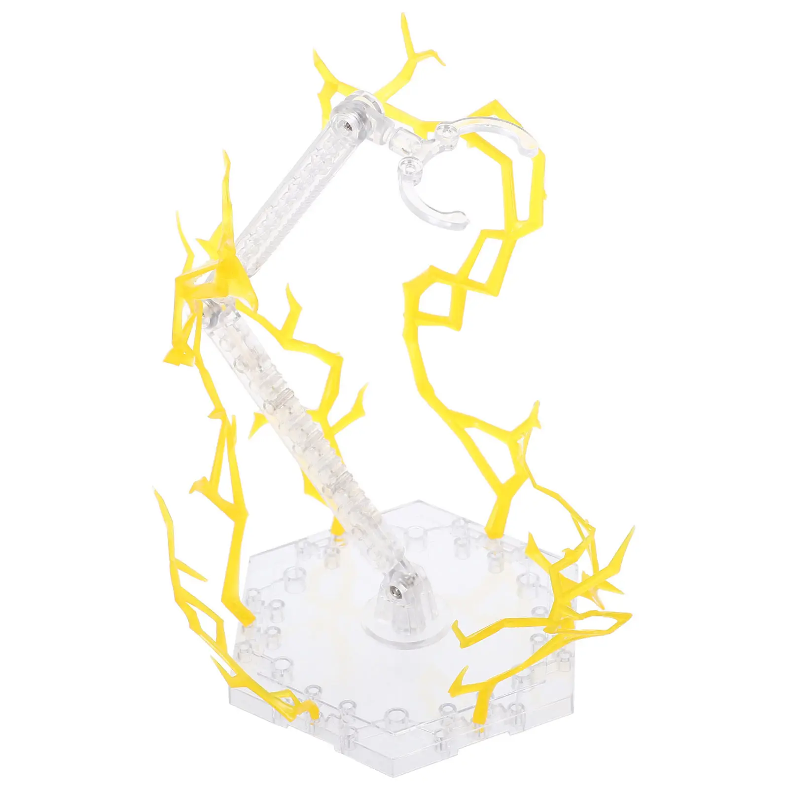 Stable Transparent Display Stand for Action Figures Adjustable Pose Support Base Universal Fit for Character Collections