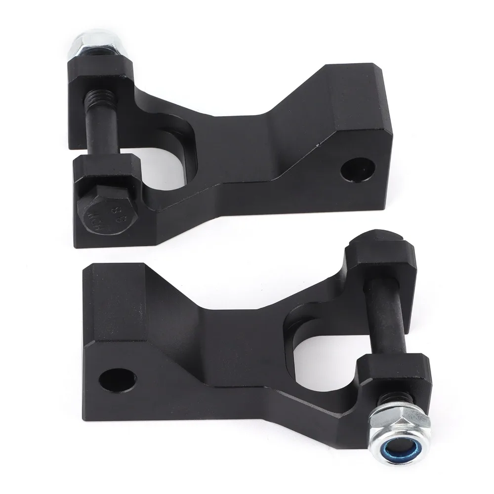 2pcs 3.5in Drop Front Lowering Block Bracket Kit 2in Track Widening Metal ATV Lowering Bracket Lowering Block Kit Off-Road Use