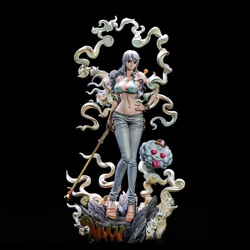 Figura Coleccionable de PVC de Nami de la Serie One Piece Nika, en Caja, Decoración de Escritorio, Adorno para Coleccionistas de Anime Adultos