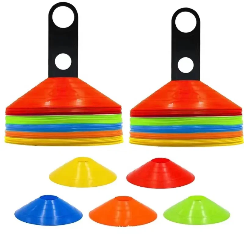 

12pcs Obstacle Avoidance Sports Children's Football Roller Skating Training Equipment Professional Pan Cone Agile Sports Props