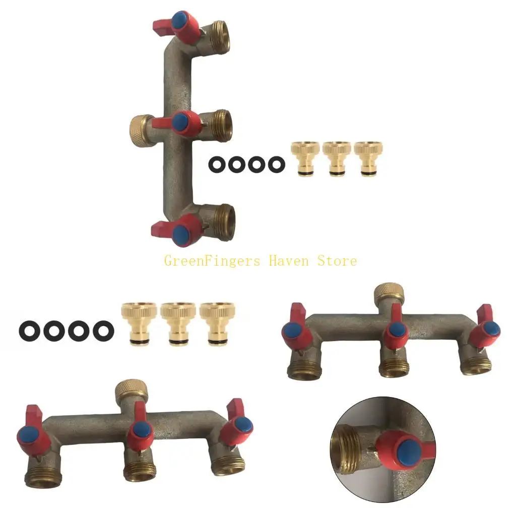 

F68D латунные клапаны делитель набор коррозионных сплиттеров для садовых орошаний