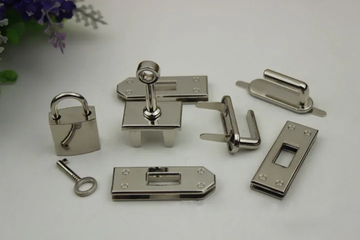 4 color Luggage hardware accessories Case bag accessories women's handbag Lock button horse bags lock catch bag hardware lock