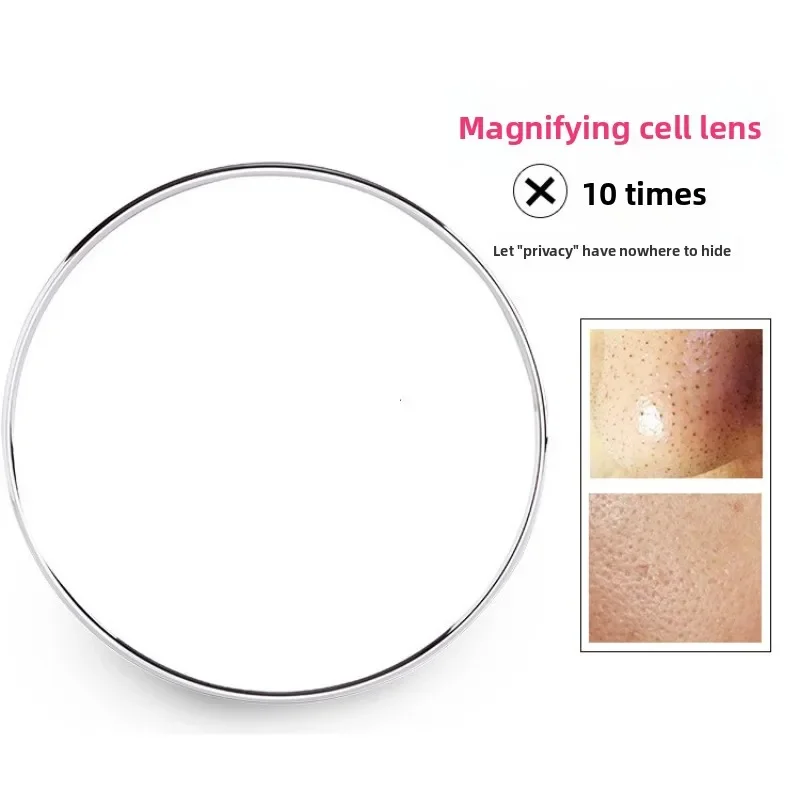 شفط كأس جولة البثرة المكبرة مرآة ماكياج عالية الجودة 10X التكبير مرآة مرآة ماكياج المنزل بالجملة