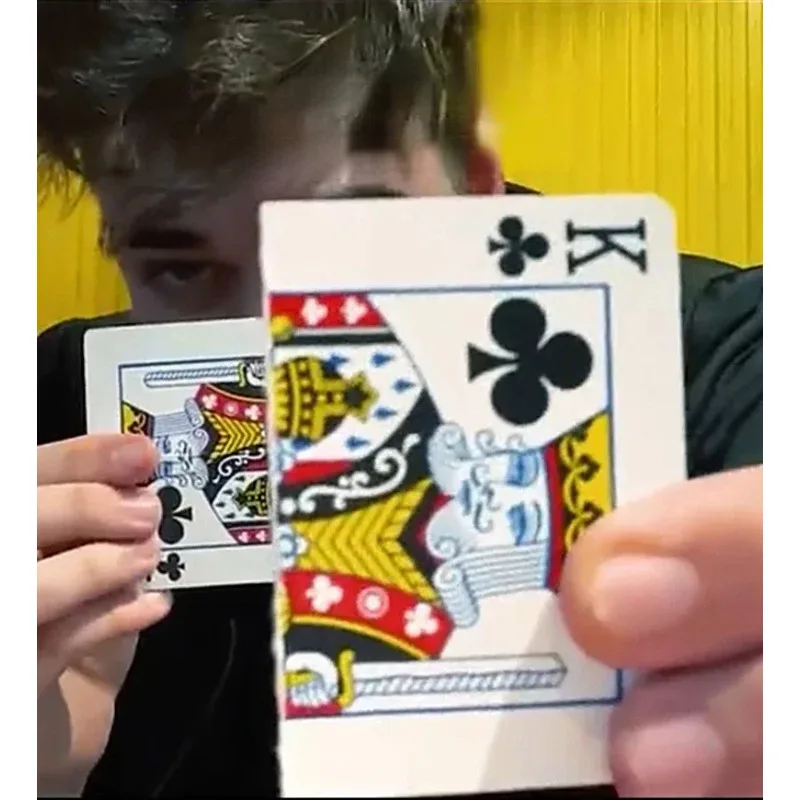 بطاقة منظور جوليو مونتورو خدع سحرية عن قرب دعامة الساحر ملحق الوهم للتحايل للأداء #1