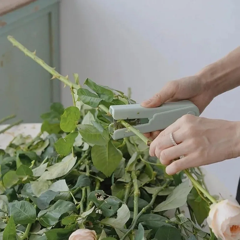 المحمولة روز شوكة المتعرية البستنة كماشة ورقة قطع مزيل زهرة الجذعية قطع مزيل شوكة ورقة تجريد أداة #1