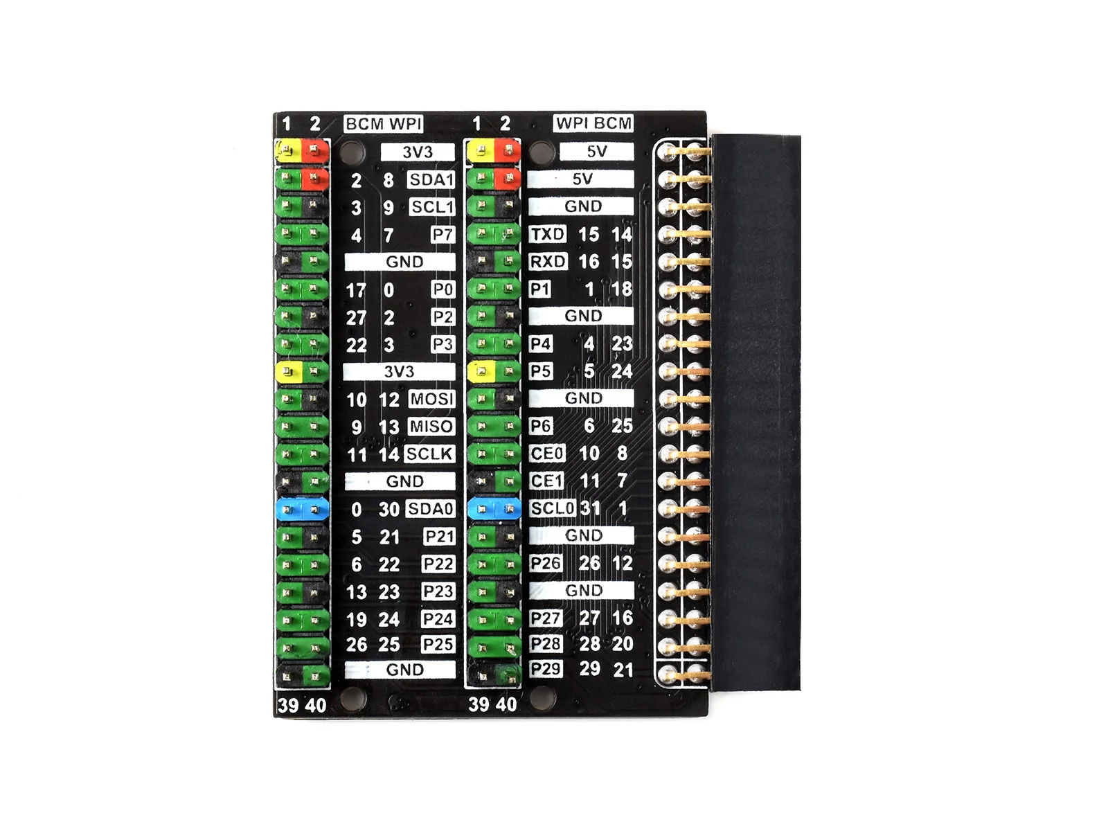Waveshare Raspberry Pi 400 GPIO Header Adapter, Header Expansion, 2x 40PIN Header, Designed for Raspberry Pi 400