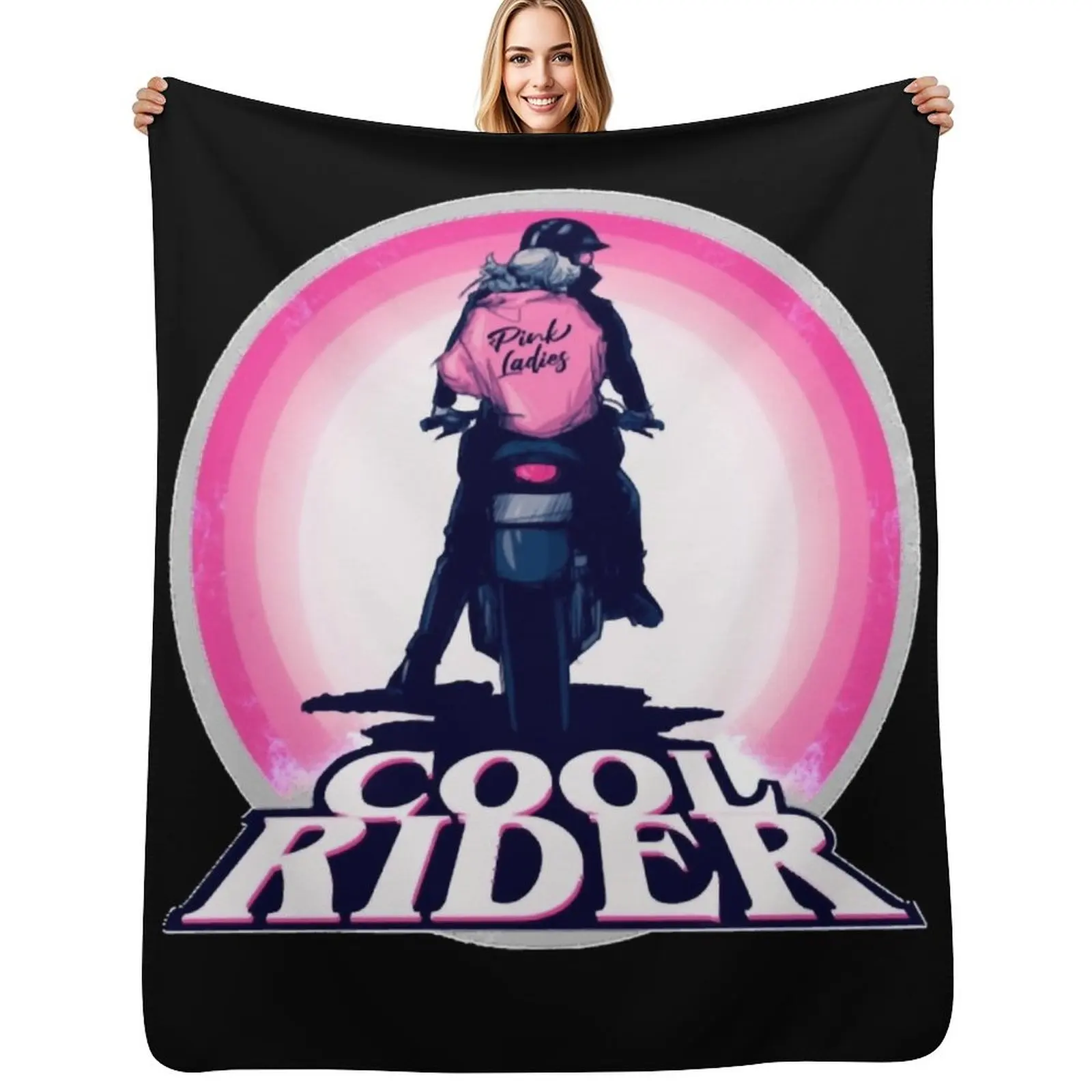 Grease 2 T-ShirtCool Rider Throw Blanket Picnic Shaggy Sofa Quilt blankets and throws Furry Softest Blankets