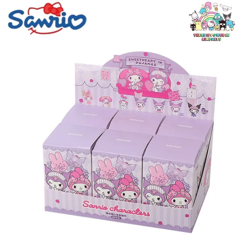

Аниме Sanrio Kuromi Mymelody пижамы Милая потайная коробка ручная работа подвеска автомобиль украшения фигурки подарок для детей