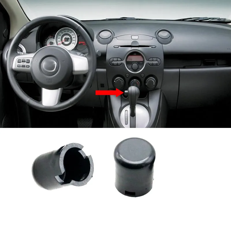 

1pcs Car Interior Automatic Gear Shift Knob Button Gear Lever Switch Button Cover For Mazda 2 Demio