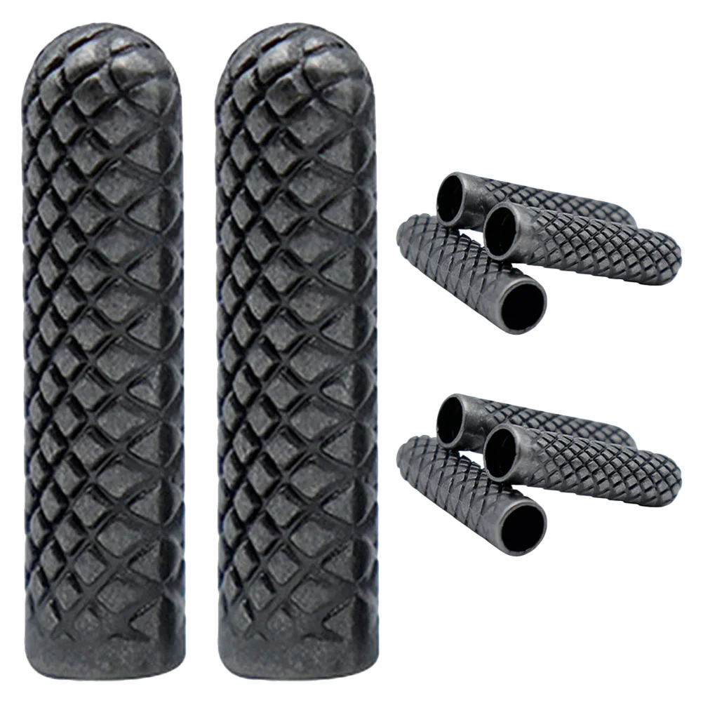 

8 Pcs Metal Tips for Sneakers Black Closure Mesh Pattern Unique Design Strong Practical Multifunctional