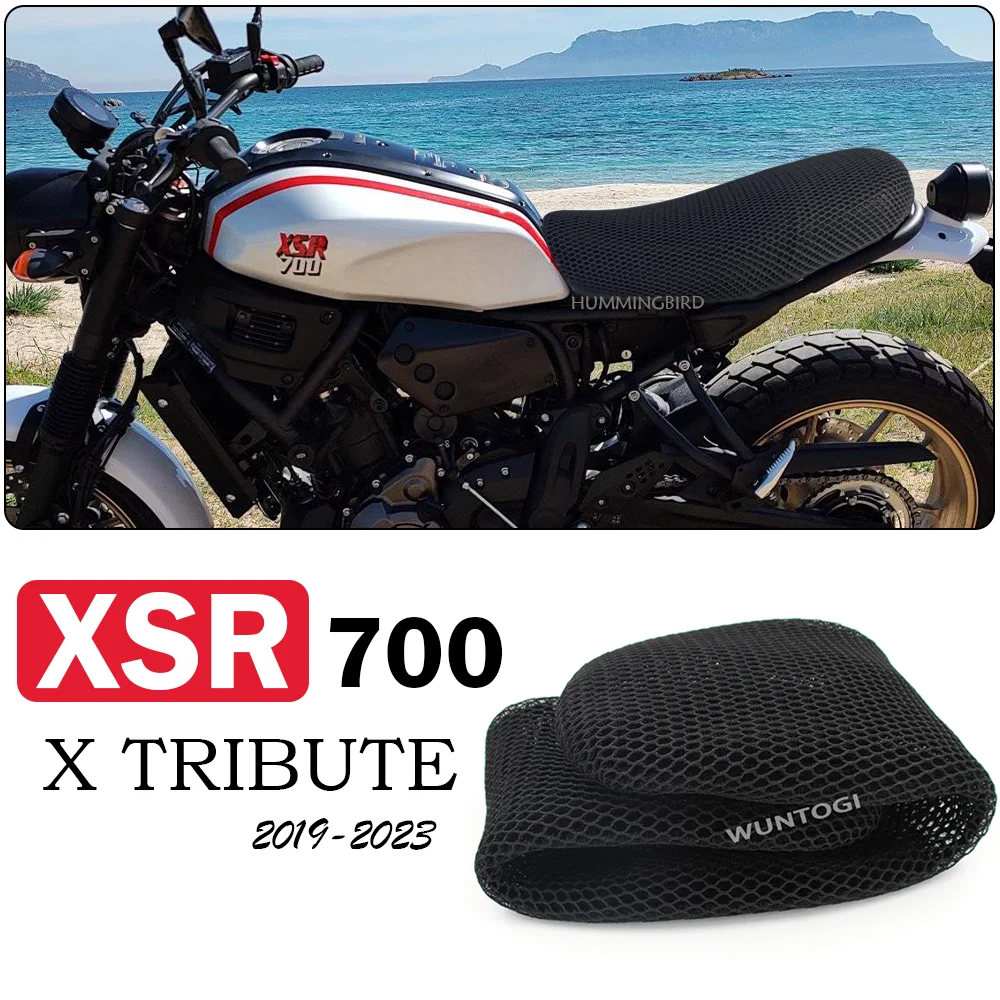 Accessoires Yamaha XSR700 Tribute - Housse de siège respirante 3D premium - Protection et amortissement améliorés du siège - Compatible avec le modèle XSR 700 Xtribute à partir de 2019