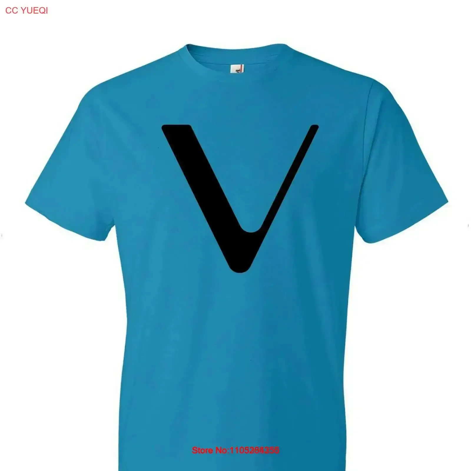 Футболка VeChain VET Currency Invest Moon When Internet Money, винтажная, дизайнерская, с эффектом потертости, мягкая, в стиле стритвир, с стильным графическим принтом