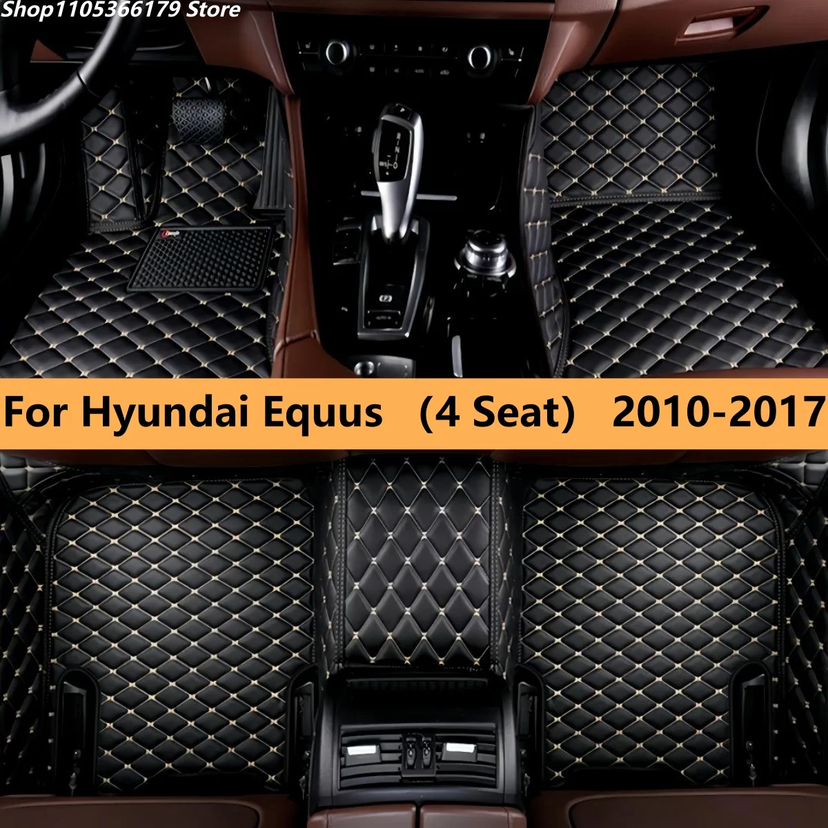 

Кожаные коврики для автомобиля Hyundai Equus 4 Seat 2010-2017, полный комплект, автомобильные коврики для пола, коврики для ног, автоаксессуары