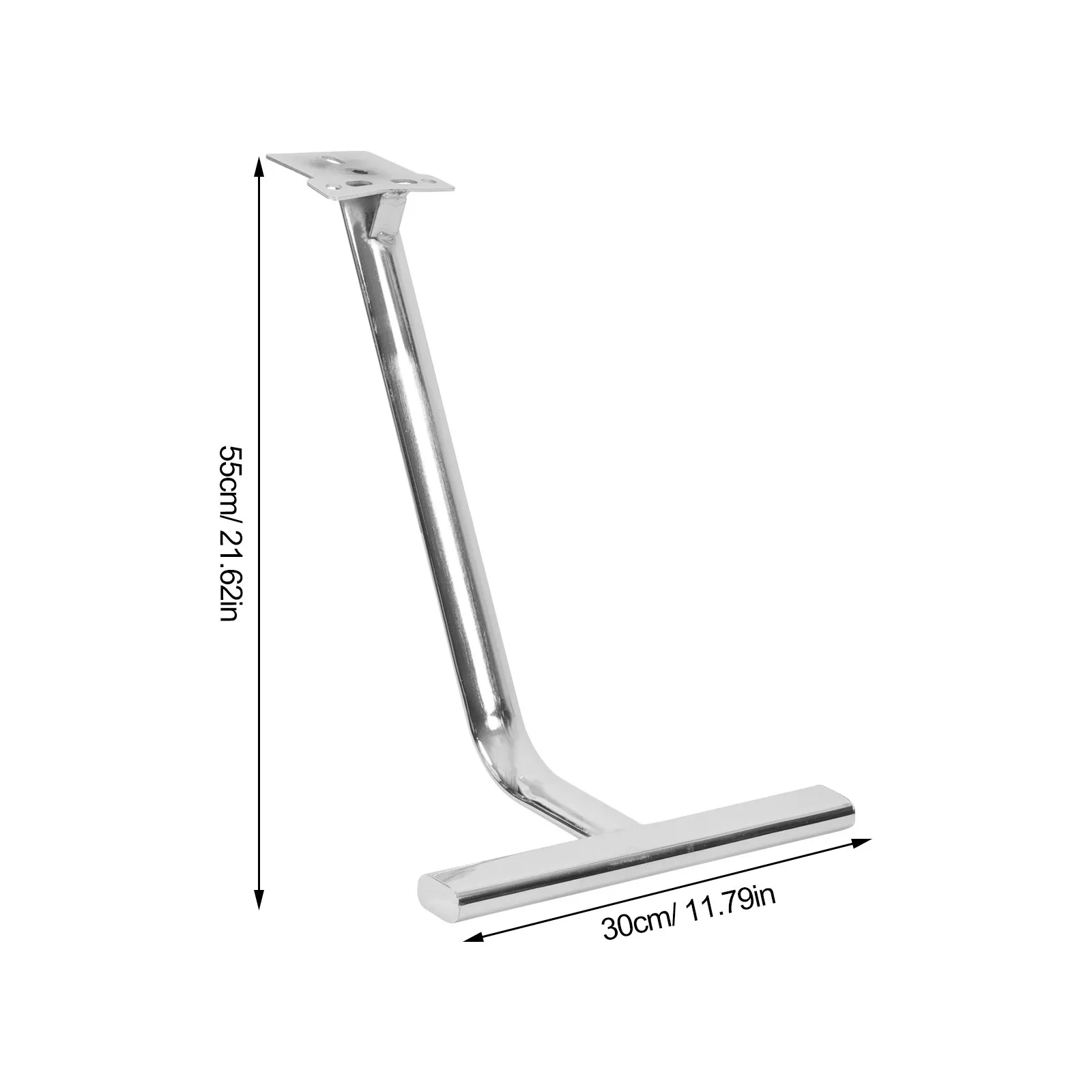 Sandaran Kaki Kursi Salon Pengganti Besi Tahan Lama Untuk Kursi Tukang Cukur Pedal Kokoh Universal Sandaran Kaki Nyaman Alas Kaki Stabil