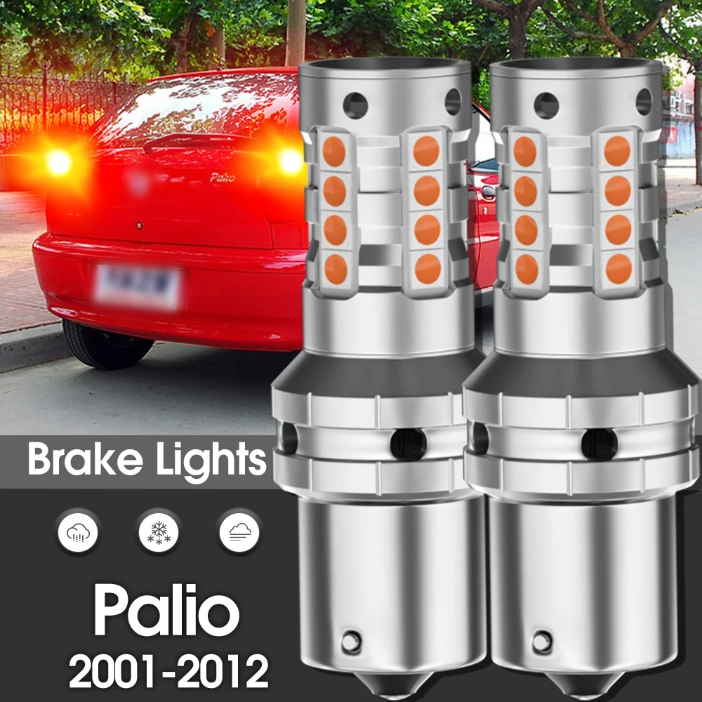 Canbus LED Brake Light Lamp 2pcs Accessories For Fiat Palio 2001 2002 2003 2004 2005 2006 2007 2008 2009 2010 2011 2012