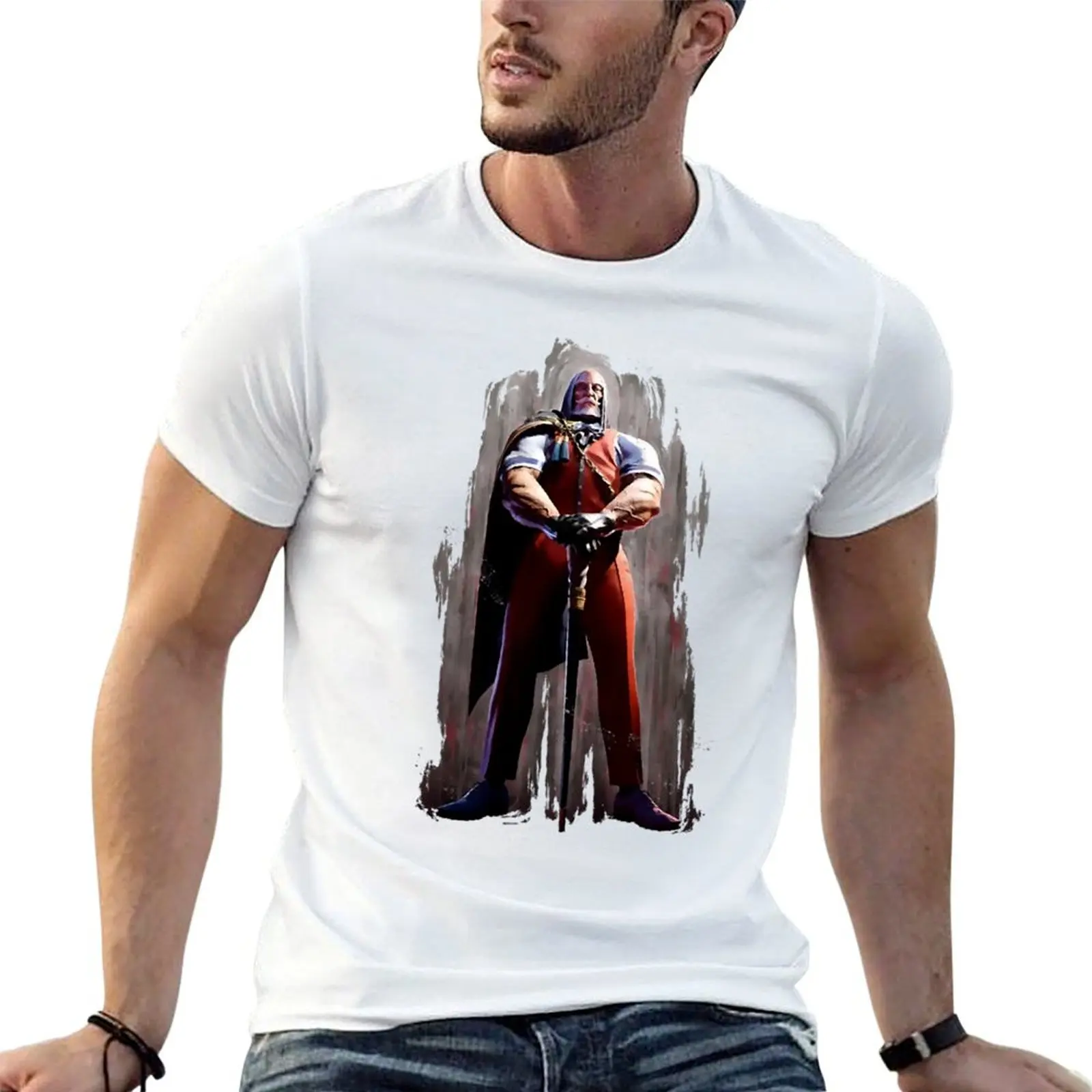 Street Fighter 6 JP T-Shirt Light Athletic Short Sleeve Tee Shirt