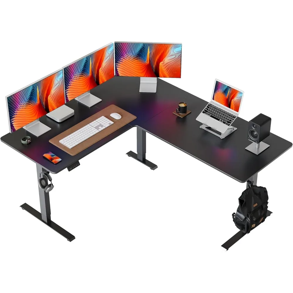 

Vertical office desk, adjustable height, 63 inch electric vertical computer desk, sitting upright home office desk