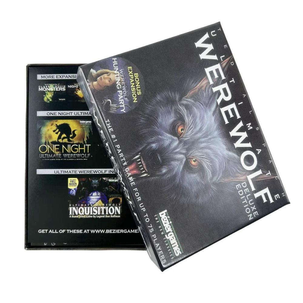 ألعاب بيزير | ليلة واحدة نهائية بالذئب | لعبة اللوحة | الأعمار 14+ | 3-10 لاعبين | وقت اللعب لمدة 10 دقائق #3