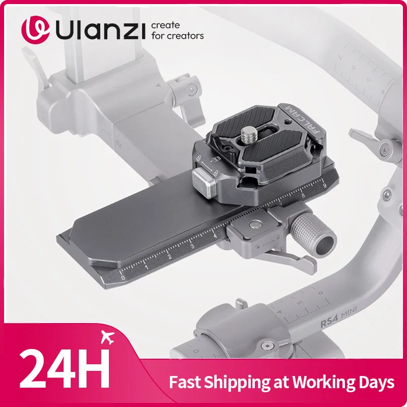 Ulanzi FALCAM F38 Kit de dégagement rapide pour RS4 Mini plaque de dégagement rapide en métal F38 po