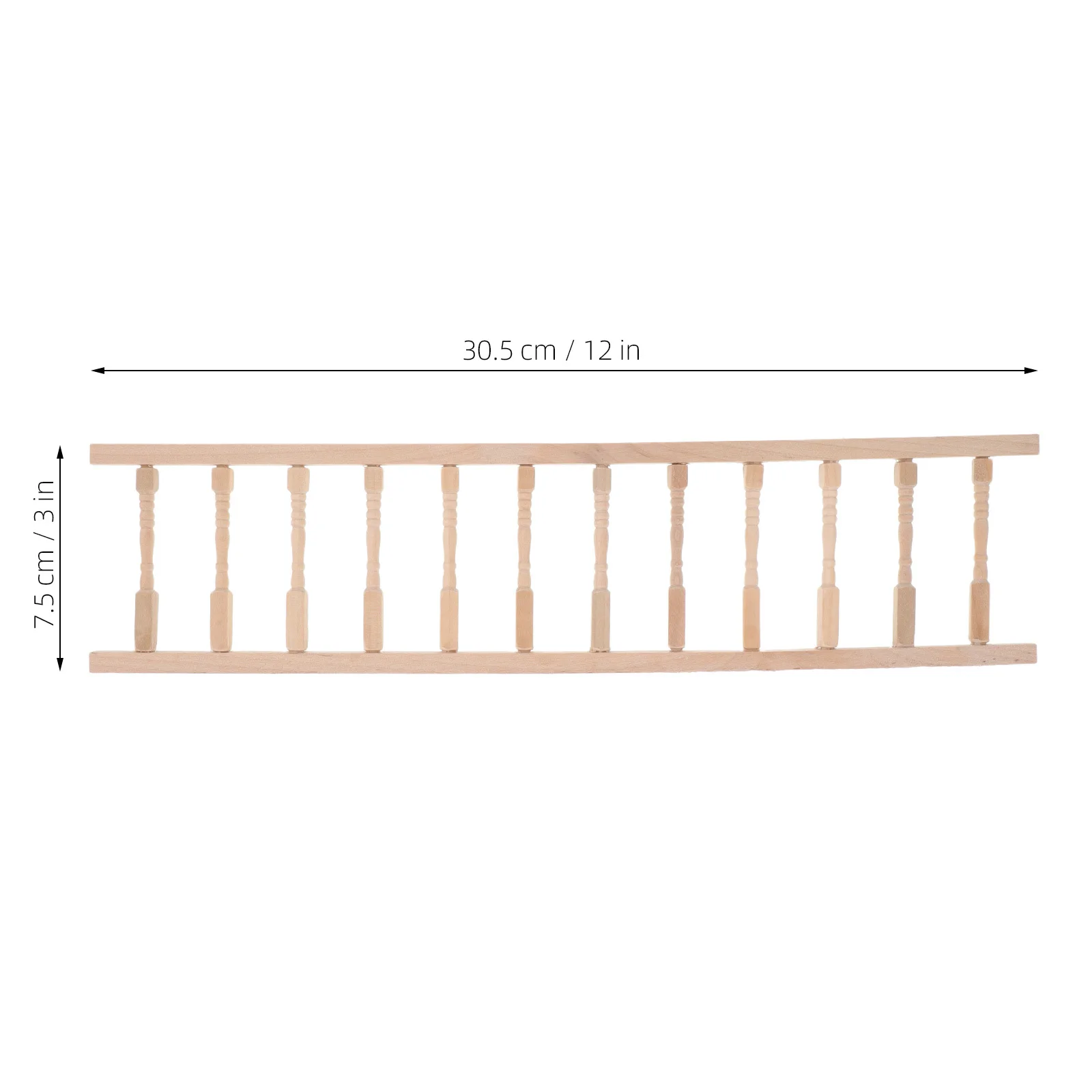 บันไดไม้จิ๋ว ขนาด 1:12 บันไดขั้นสำหรับบ้านตุ๊กตา เฟอร์นิเจอร์ DIY งานฝีมือ ไมโครแลนด์สเคป เฟอร์นิเจอร์จิ๋ว ของเล่นจำลอง