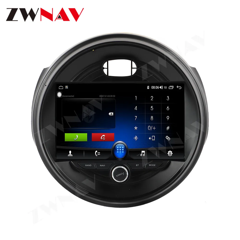 Android 13.0 CarPlayสําหรับBMW Mini Cooper F55 F56 F57 2015-2019 วิทยุบลูทูธยานยนต์มัลติมีเดียCentral Autoหน้าจอสเตอริโอ