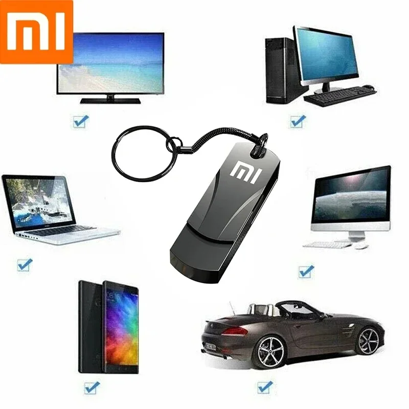 Xiaomi-Clé USB 3.2 étanche de type C, transfert de métal, disque U, clé USB, disque SSD, super haute vitesse, 16 To, 8 To