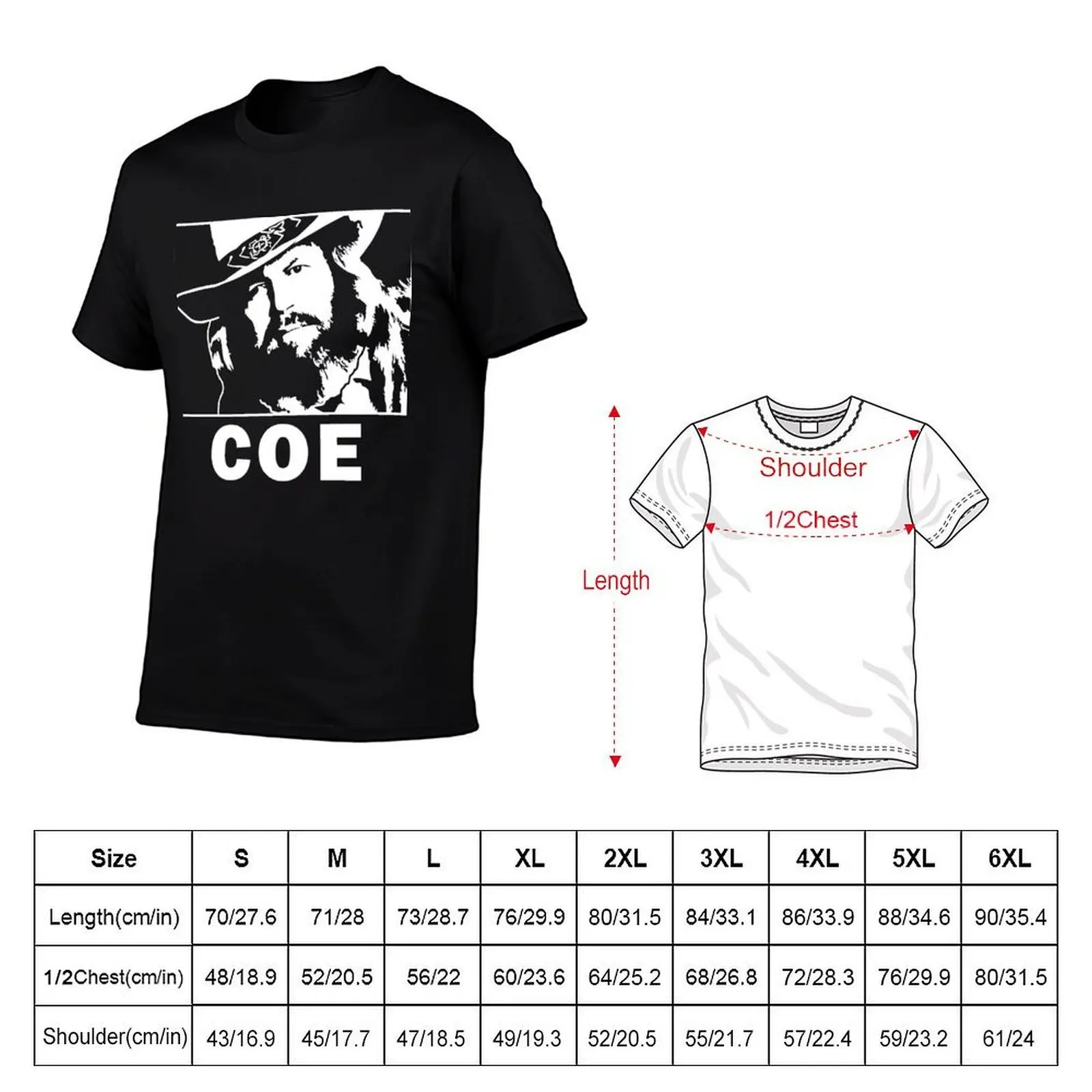 David Allen Coe - Country Music Legend T-Shirt, Summer Casual Cotton Tee, Oversized Streetwear Tops, Vintage Graphic Print