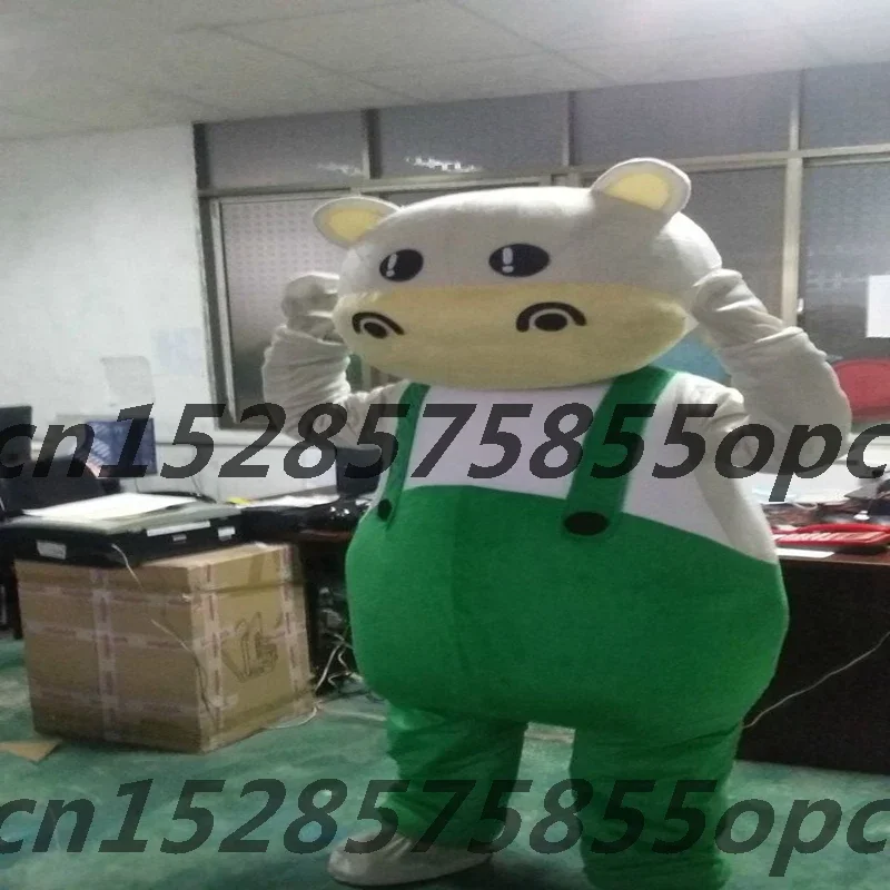 Halloween Hippo Mascot Costume Cartoon Anime Hippos Mascotter Cosplay Costumes for Adults Scaramouche Mask Party