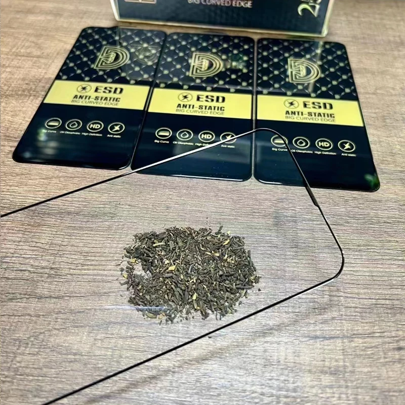 20-50 قطعة Diamod الذهبي OG الزجاج المقسى حامي الشاشة آيفون 16e 16 15 14 13 12 11 برو mini XS MAX XR 7 8 Plus