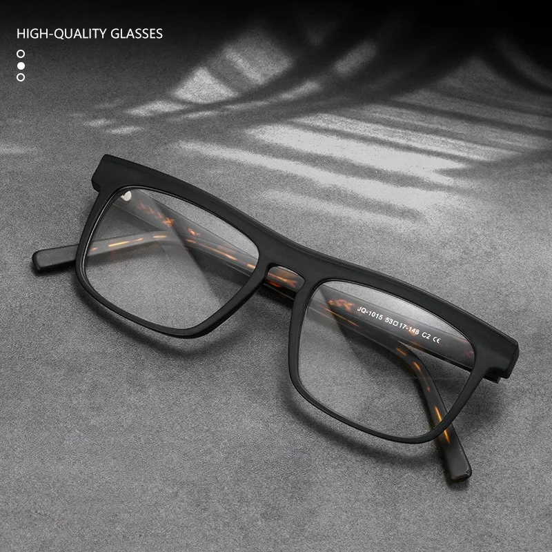

High Quality Acetate Eyeglass Frames For Men And Women Designer Retro Eyeglass Frames For Farsightedness Black Myopia