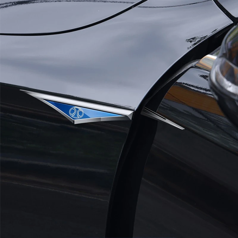 Adesivo emblema da lâmina do para-lama lateral da porta do carro para BAIC arcfox bj30 bj40 bj50 bj60 d20 d40 d60 ec3 eu5 nj40 senova x55 d50 u5