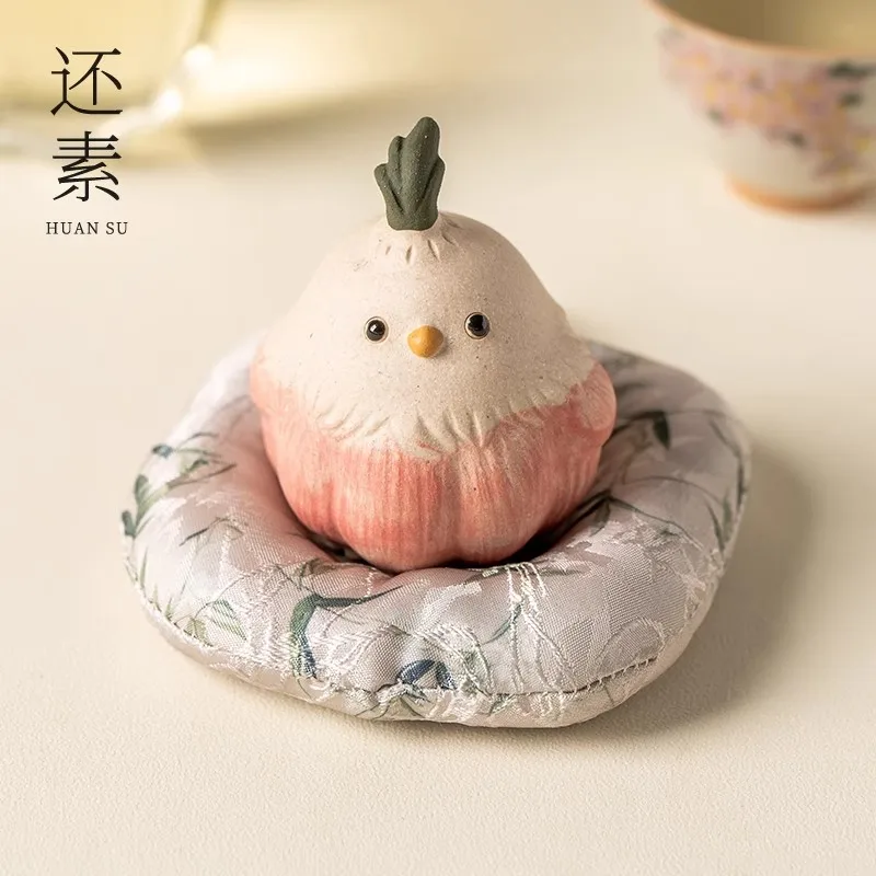 CX  home home raw ore purple sand garlic bird tea pet ornament decorative crafts