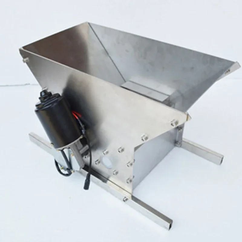 Electric double wheel crusher Stainless Steel grape crusher household small fruit press mulberry crusher Strawberry  crusher