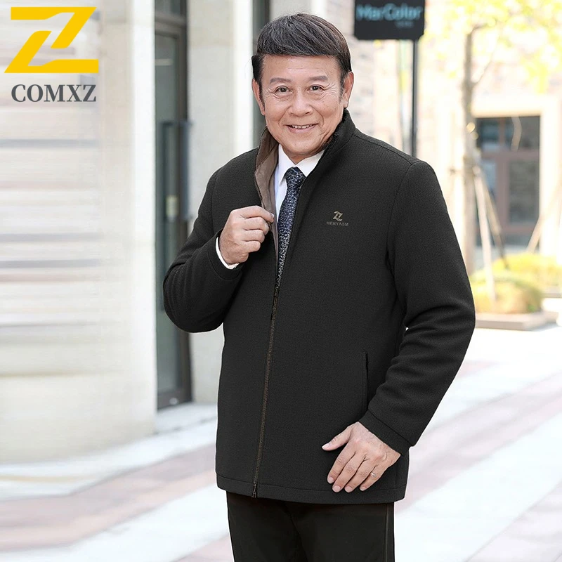 Men Jacket  Light Luxury Premium Golf  Work Office Formal Business Coat Outdoor Windbreaker Travel Slim Fit Casual Autumn Coats