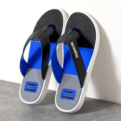 Sandals Man Pvc Soft Sabot Flat Slippers for Men Comfortable Designer Luxury Original Clappers 2024 Cheap Korean Style Shoes