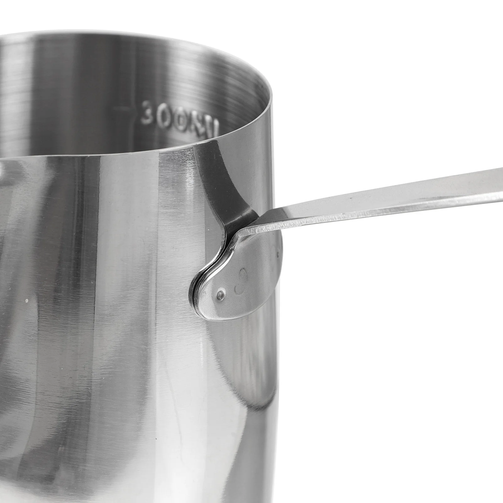 

1pc Milk Frothing Pitcher Stainless Steel Long Handle Coffee Jug Kitchen Steaming Pitcher For Latte Cappuccino Coffee