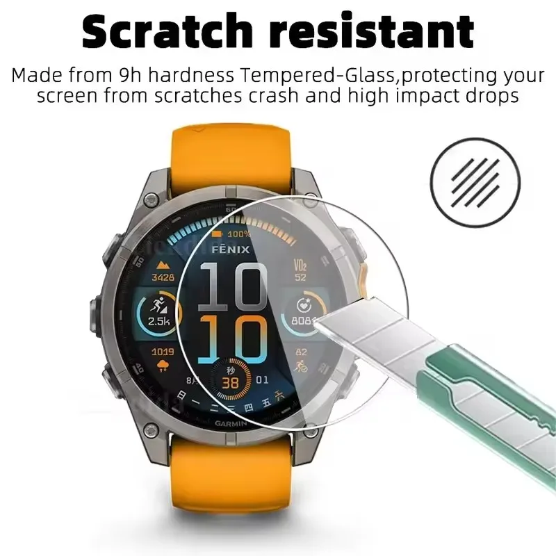 3PCS Smart Watch Screen Protector For Garmin Epix Gen 2 / Epix Pro Gen 2 47mm 51mm Tempered Glass Protective Film image 3