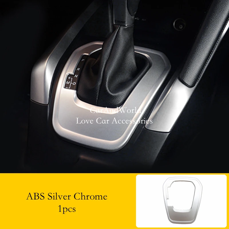 For Renault Kadjar 2016-2020 Interior Gear Shift Box Panel Cover Trim ABS Chrome Decoration Sticker Car-Styling Accessories
