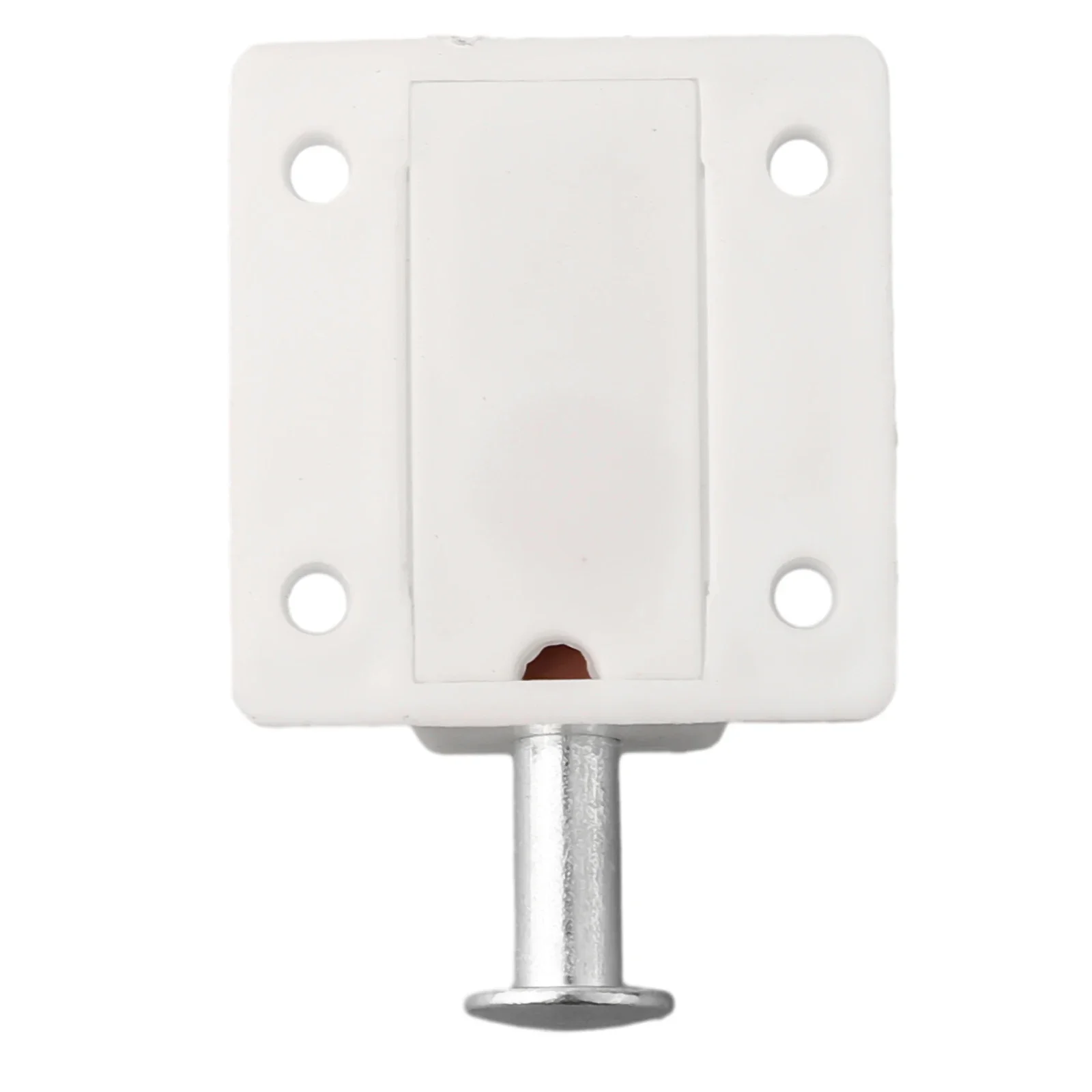 10pcs Plastic Cabinet Push Button Spring Load Automatic Door Bolt Latches Lock For Use With Cabinet Doors And Drawers