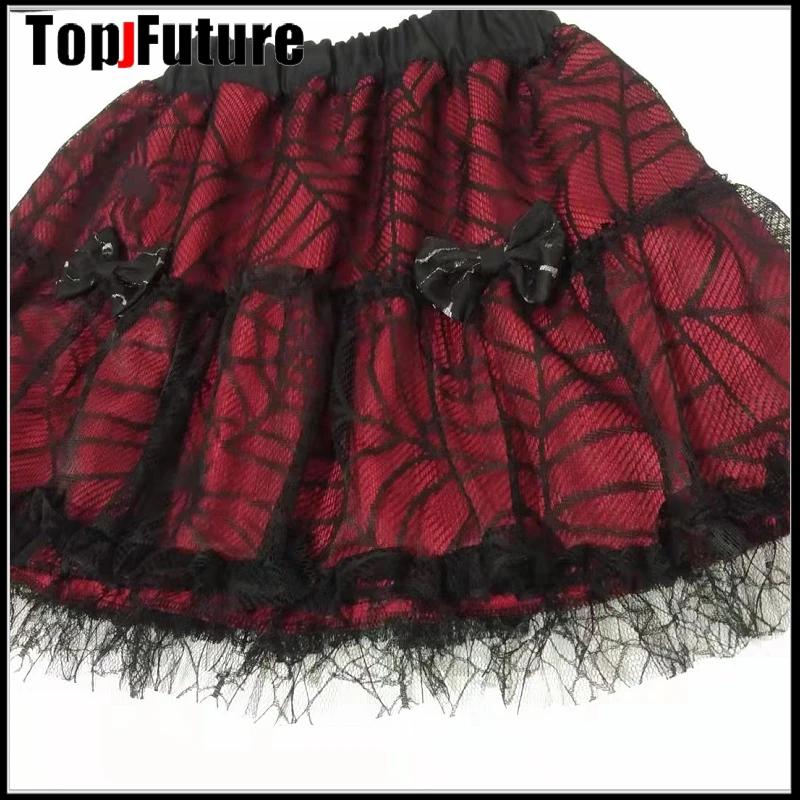 Spice Mädchen Y2K Gothic Schwarz Mesh Röcke Punk Grunge Rock Spinne Web Spitze Mini TUTU Rock Harajuku Streetwear Frauen Röcke